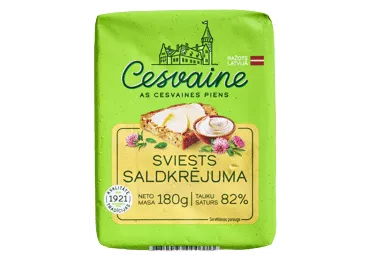 Sviests Cesvaine saldkrējuma 82% 180g