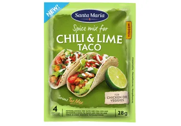 Tako garšviela SANTA MARIA Chili&Lime 28g