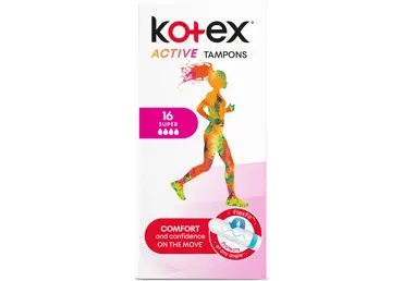 Tamponi KOTEX ACTIVE SUPER 16gab.