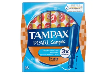 Tamponi TAMPAX Pearl Super Plus 16gab.