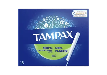Tamponi TAMPAX Plastic Free Super 18gab.