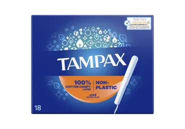 Tamponi TAMPAX Plastic Free Super Plus 18gb
