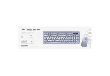 Tastatūras un peles komplekts WESTROM Purple