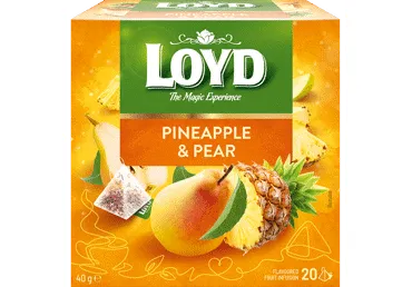 Tēja LOYD ar ananasu-bumbieru garšu 20x2g