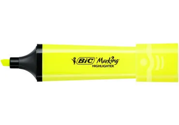 Teksta marķieris BIC dzeltens