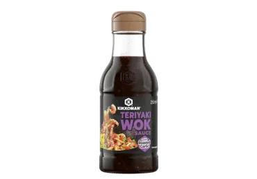 Terijaki mērce KIKKOMAN ar ceptiem ķiplokiem 250ml