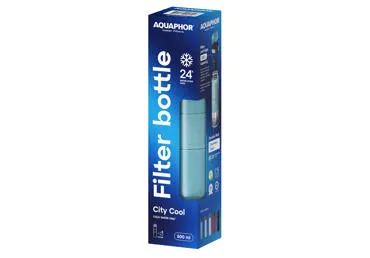 Termo pudele AQUAPHOR CityCool gaiši zila0,5l