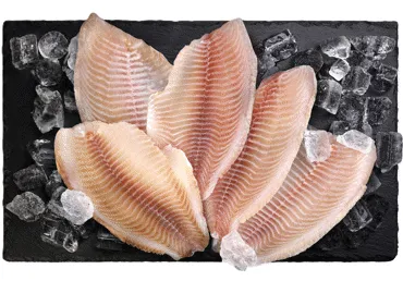 Tilapijas fileja atkausēta kg