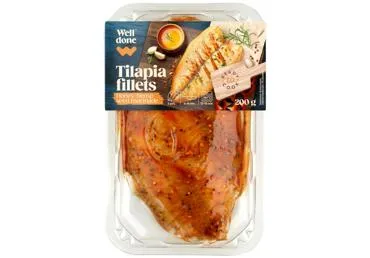 Tilapijas fileja kaņepju sēklu marinādē WELL DONE 200g