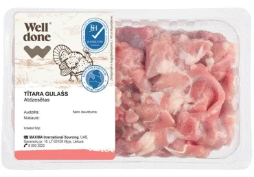 Tītara gulašs WELL DONE 400g