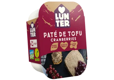 Tofu smēriņš ar dzērvenēm LUNTER 150g