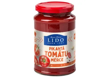 Tomātu mērce LIDO pikantā 440g