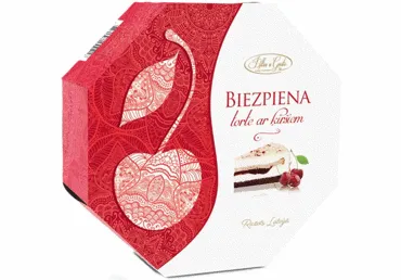 Torte biezpiena Pellija ar ķiršiem 1kg