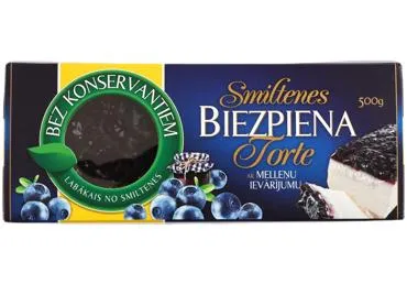 Torte biezpiena  Smiltene ar mellenēm 500g