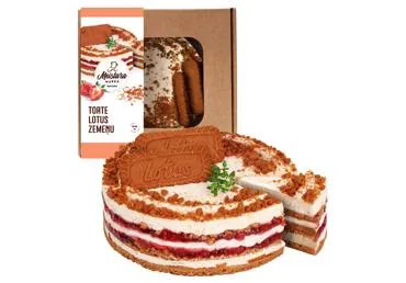 Torte Lotus zemeņu MEISTARA MARKA 570g