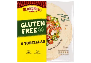 Tortiljas OLD EL PASO bez glutēna 216g