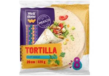Tortiljas WELL DONE 8gab. 320g
