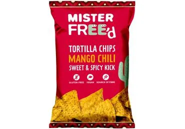 Tortillas čipsi MISTER FREE`D mango čili 135g