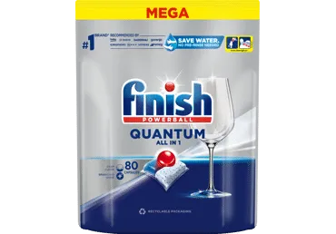 Trauku mazgājamās mašīnas kapsulas FINISH POWER QUANTUM ALLin1 80gb.