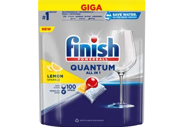 Trauku mazgājamās mašīnas kapsulas  FINISH Quantum 100gab.