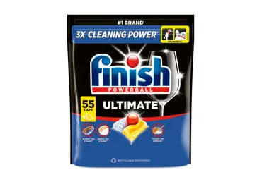 Trauku mazgājamās mašīnas kapsulas FINISH Ultimate Lemon 55gb.