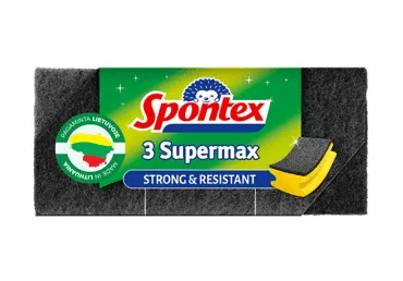 Trauku sūkļi SPONTEX SUPERMAX 3gb.