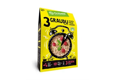 Trīs graudu pārslas 500g, Dobele