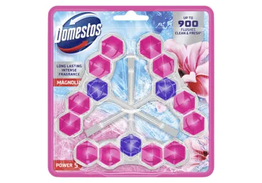 Tualetes atsvaidzinātājs DOMESTOS Power 5 Magnolia 3x50g