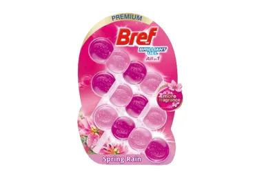 Tualetes bloks BREF BG Spring Rain 3x42g
