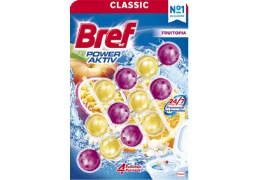 Tualetes bloks BREF Power Active Fruit.3x50g