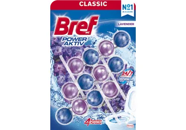Tualetes bloks BREF Power Active Lavender 3x50g