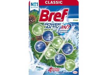 Tualetes bloks BREF Power Active Pine 2x50g