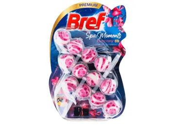 Tualetes bloks BREF Spa Moments Harmony 3x50g