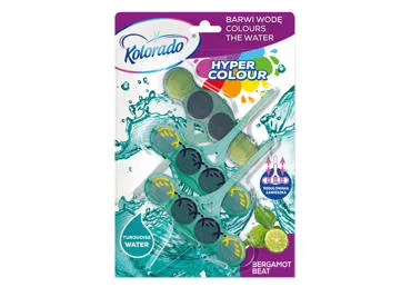 Tualetes bloks KOLORADO Bergamot Beat 3x45g