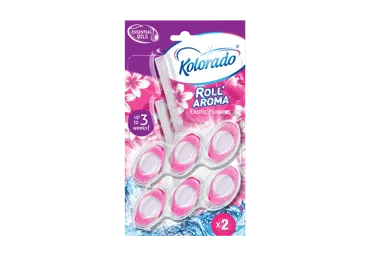Tualetes bloks KOLORADO Roll Aroma Flowers 2x51g