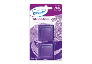 Tualetes bloks skalošanas tvertnei KOLORADO 2x45g