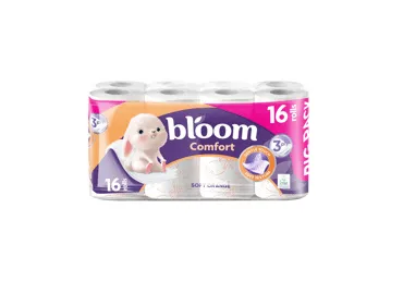 Tualetes papīrs BLOOM Comfort Orange 3kārtas 16ruļļi