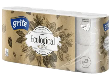 Tualetes papīrs GRITE Ecological 3k.8r.