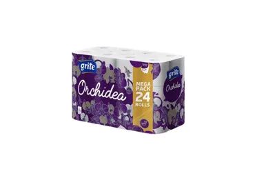 Tualetes papīrs GRITE Orchidea 3k. 24r.