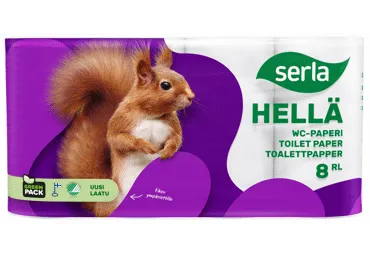Tualetes papīrs SERLA 3k. 8r.