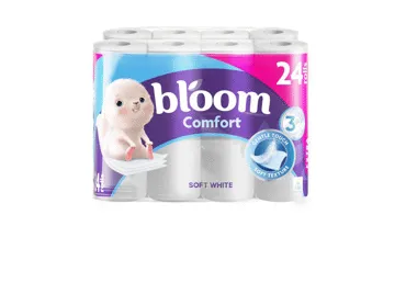 Tual.pap.BLOOM Comfort Soft Whit.3k.24r.