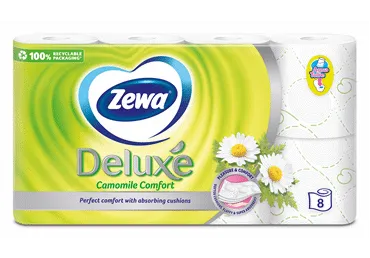 Tual.papīrs ZEWA Deluxe Camomile 3k. 8r.