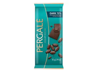 Šokolāde tumšā 72% 85g, Pergale