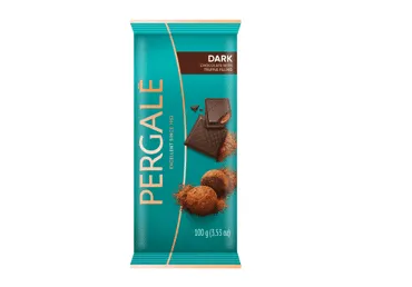 Tumšā šokolāde PERGALE ar trifeļu pildījumu 100g