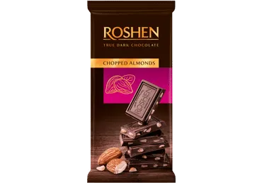 Tumšā šokolāde ROSHEN ar sālītām mandelēm 85g
