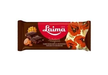Tumšā šokolāde Sarkanā Magone LAIMA karameļu 90g