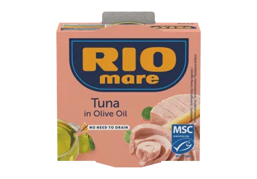 Tunzivs fileja olīveļļā RIO MARE 120g
