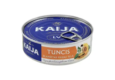 Tunzivs fileja blanšēta eļļā KAIJA, 200 g EO
