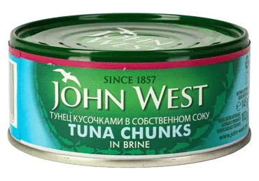Tuncis John West gabaliņos savā sulā 145g