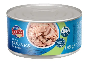Tunzivs gabaliņi savā sulā WIDE OCEAN 185g